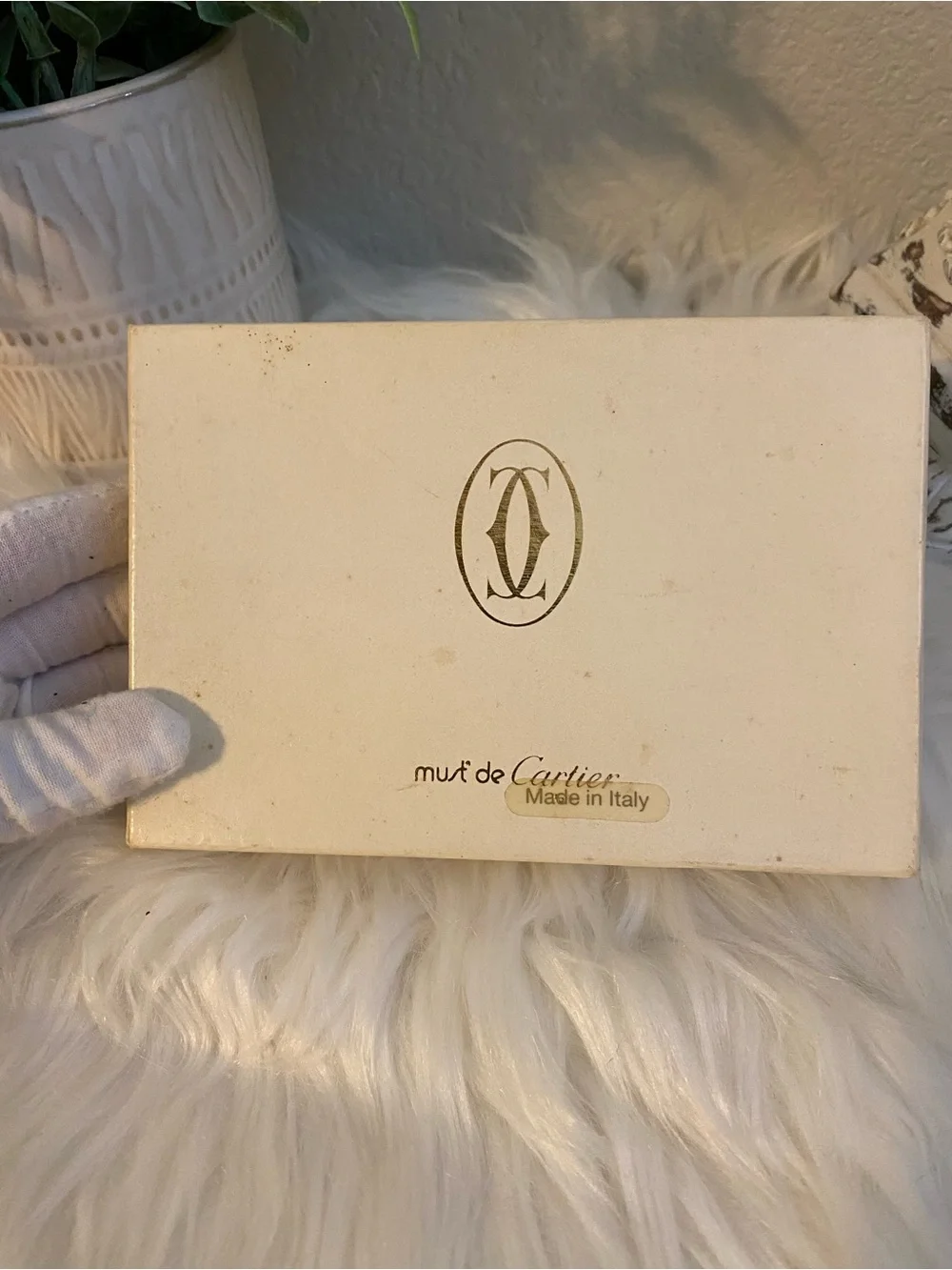 Cartier Burgundy Leather Coin Pouch - Le Must de Cartier